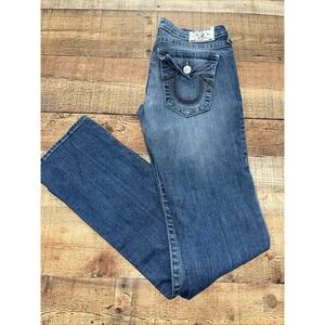 True Religion Jeans Straight Woman's‎ Size 29 Made in USA (2685)